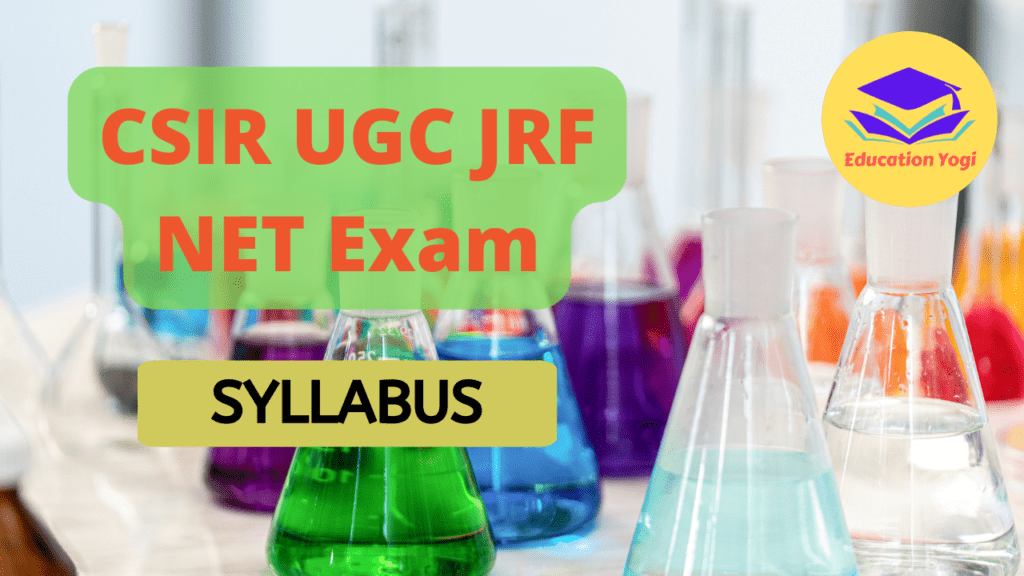 CSIR JRF NET Syllabus